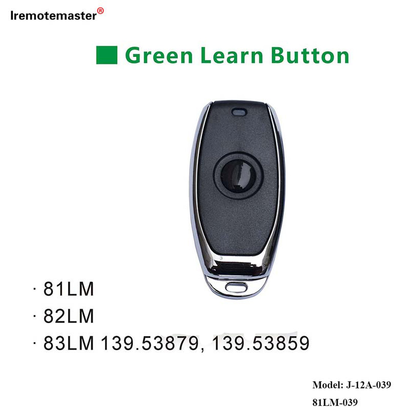 Para 81LM 82LM 83LM Verde Botão Aprender Botão de Aprendizagem de 390 MHz para o Controle Remoto da Porta da Garagem